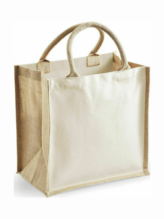 Westford Mill W421 Cotton Shopping Bag Natural