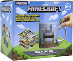 Paladone Minecraft Build a Level Κούπα Κεραμική Πολύχρωμη 325ml