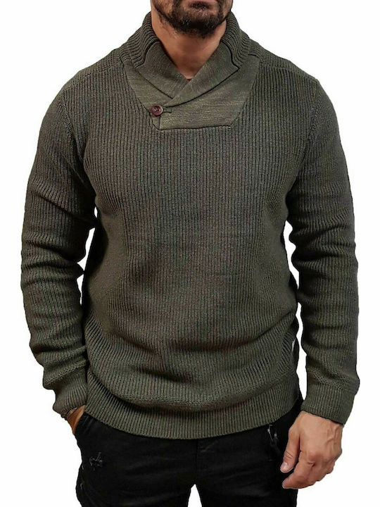 Jack & Jones Men's Long Sleeve Sweater Olive Night