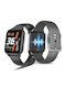Andowl Q-916 Smartwatch με Παλμογράφο (Μαύρο)