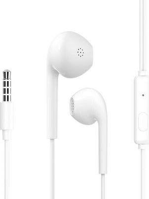 Celebrat G12 Earbuds Freihändig Kopfhörer mit Stecker 3.5mm Weiß