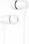 Celebrat G13 In-ear Handsfree με Βύσμα 3.5mm Λευκό