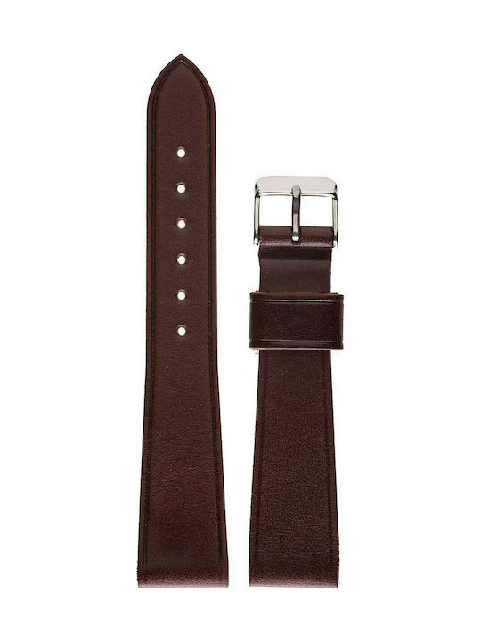 Tzevelion Leather Strap Brown 20mm