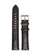Tzevelion ART521 ART 521 Curea din piele Negru 20mm