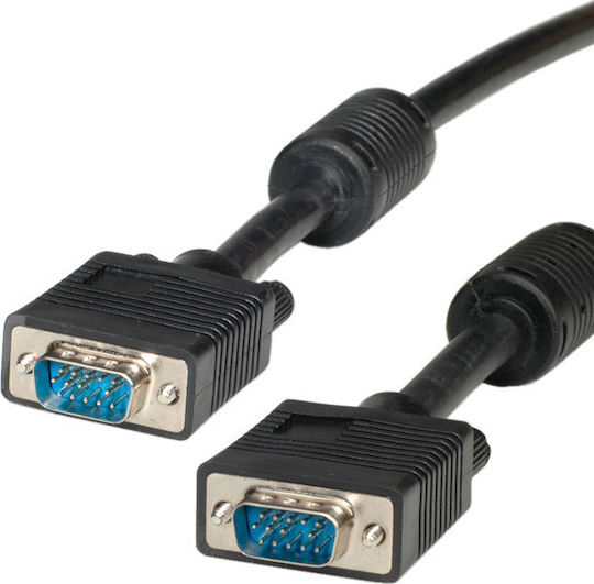 Standard VGA male to VGA male Black 2m Cable (S3615-10)