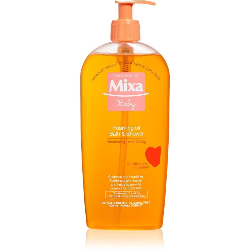 Mixa Foaming OIl Bath & Shower 400ml με Αντλία Skroutz.gr