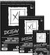 Canson Sketch Pad Dessin Noir A4 29.7x21cm 40 S...