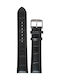 Tzevelion Leather Strap Black 22mm