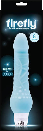 Ns Novelties Firefly Realistic Vibrator with Remote Control 20.3cm Light Blue