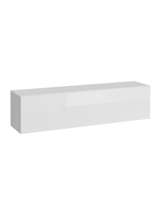 Cabinet Wall Double Modular 140 White 140x35x32cm