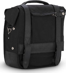 Burly Voyager Wax Cotton Πλαϊνή Βαλίτσα Μοτοσυκλέτας 11lt σε Μαύρο Χρώμα
