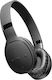 Cellular Line Kosmos Ασύρματα Bluetooth Over Ear Ακουστικά Μαύρα