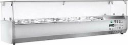 Niki Inox Kühlvitrine Aufstellbar mit Kapazität 7x1/4 GN