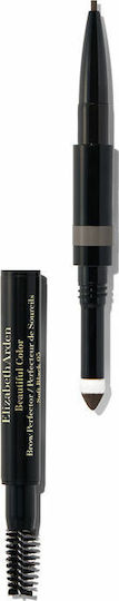 Elizabeth Arden 3-în-1 Creion Pentru Sprâncene Perfect Color Frumos Negru Moale 32gr