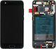 Honor Οθόνη LCD Display & Touch Unit & Front Cover με Μηχανισμό Αφής και Πλαίσιο για Honor 9X (Μαύρο)