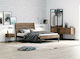 Schlafzimmermöbel-Set Λυδία Holz-Metall 160x200cm 5 Stück
