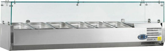 Tefcold Maintenance Showcase Tabletop with Capacity 6x1/3 GN 150x39.5x22.5cm