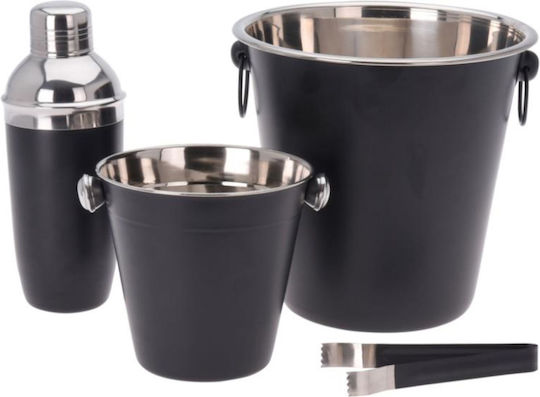 Excellent Houseware Excellent Houseware Cocktail Set from Stainless Steel Black 4 Pieces