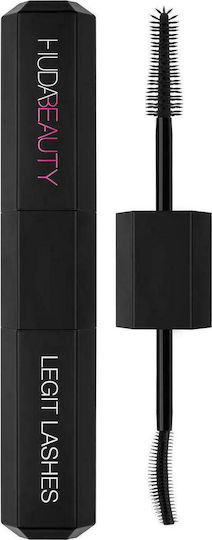 Huda Beauty Legit Lashes Double Ended Mascara für Band, Eisstockschießen & Länge Black 8.5ml