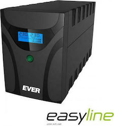 Ever Power Systems Easyline 1200 AVR USB UPS Line-Interactive 1200VA 600W cu 4 Prize