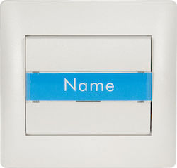 Elmark Rhyme Complete Wall Push Bell Button wit...