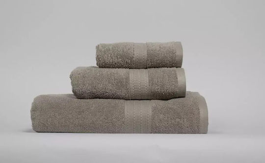 Mc Decor Bath Towel Set 3pcs Ismini Grey Weight 620gr/m²