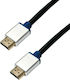LogiLink HDMI 2.0 Premium High Speed 4K 60Hz HDR Cable HDMI male - HDMI male 3m Μαύρο