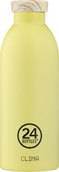 24Bottles Clima Bottle Thermos Stainless Steel BPA Free Yellow 500ml