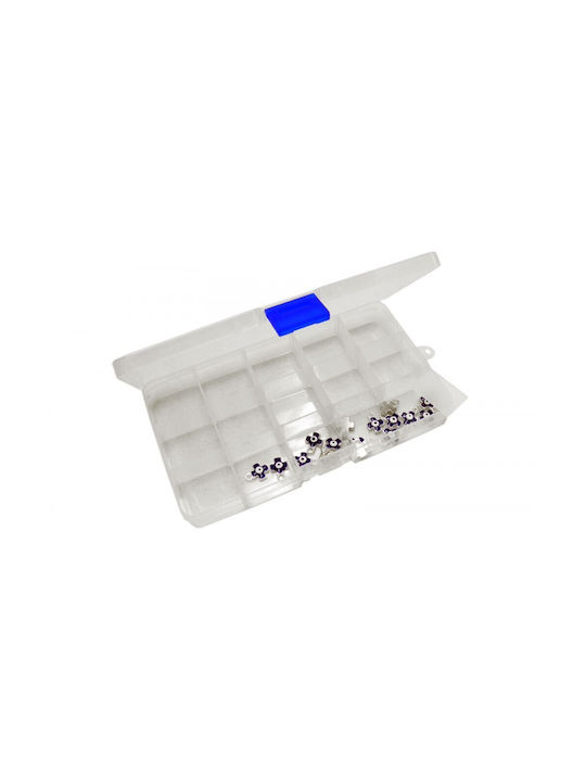 Plastic Storage box with Cap 10x17.5x2.5cm 1pcs