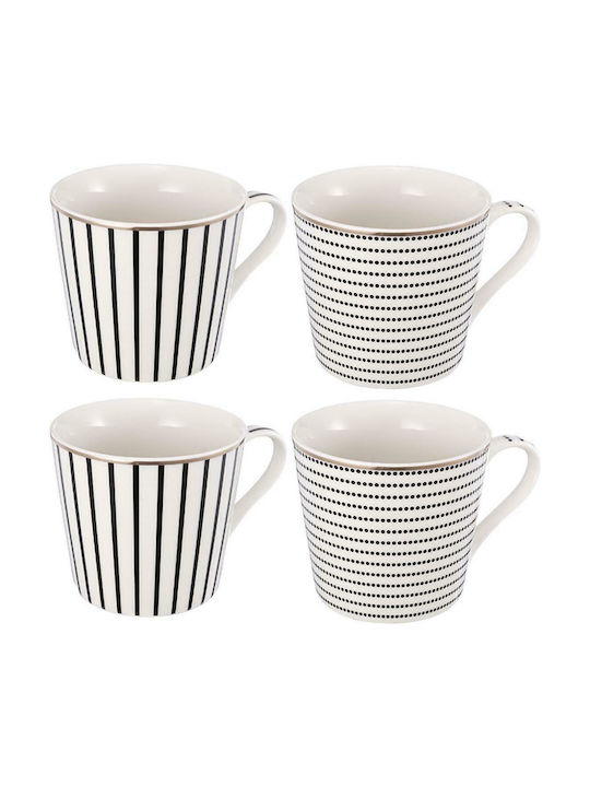 Artekko Porcelain Cup White 4pcs