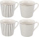 Artekko Porcelain Cup White 4pcs