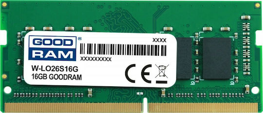 GoodRAM 16GB DDR4 RAM με Ταχύτητα 2666 για Laptop