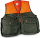 Toxotis Active Wear Hunting Vest Orange / Khaki