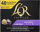 L'Or Capsules Espresso Lungo Profondo Compatible with Machine Nespresso 40caps,tobolek