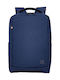 Rain Fabric Backpack Waterproof with USB Port Navy Blue 19.5lt