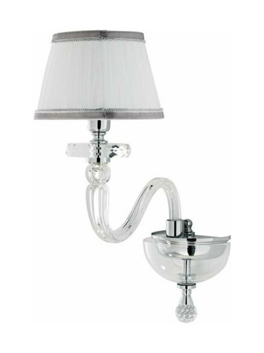 Ondaluce AP.BACH/1CP Lamp Wall Silver 30x30x16cm