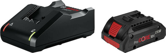 Bosch Battery Set Lithium Capacity 4Ah 18V with Charger GAL 18V-40