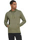 Adidas Brilliant Basics Men's Sweatshirt with Hood & Pockets Olive