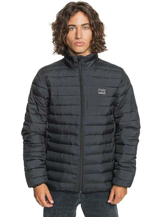 Quiksilver Scaly Men's Winter Puffer Jacket Black