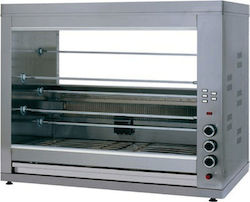 Panaritis Κ5-110 Chicken Rottisserie Grill LPG 10kW with Dimensions 60x110x115cm