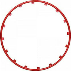 Lampa Προστατευτικά για Ζάντες Αυτοκινήτου 15cm x 15cm 4τμχ Κόκκινα