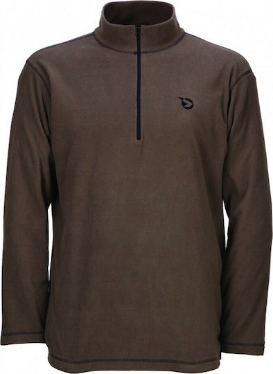 Gamo Benasque Pullover Fleece in Brown color GAM24-00636BROWN