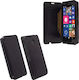 Krusell Kiruna Book Synthetic Leather Black (Lumia 630/635)