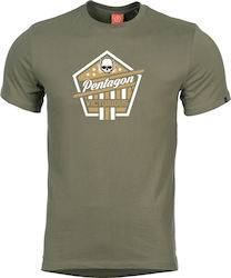 Pentagon Ageron "Victorious" T-shirt Olive in Khaki Farbe K09012-VI-06