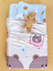 Palamaiki Baby Crib Bedding Set Baby Satin 3pcs...