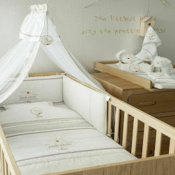 Baby Oliver Baby Crib Bedding Set Peek A Boo Des. 631 3pcs White