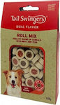 Pet Interest Tail Swingers Dual Flavor Roll Mix Meat Dog Treat with Fish 125gr 1372