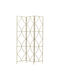 Inart Decorativ Paravan Metalic cu 3 Panouri 124x183cm