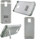 Book Case Battery+Stand Πλαστικό Λευκό (Galaxy S5)