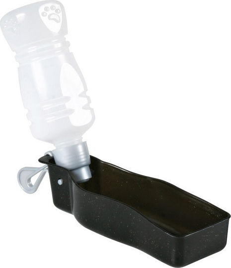 Trixie Travel Kunststoff Flasche Futter & Wasser für Hund & Katze 500ml in Schwarz Farbe